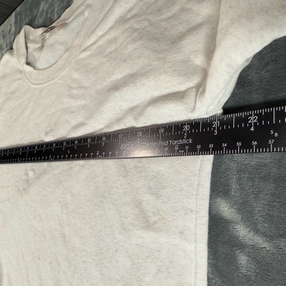 Athleta Coaster Luxe Sweatshirt Crewneck Womens M Heather Gray - Picture 6 of 9